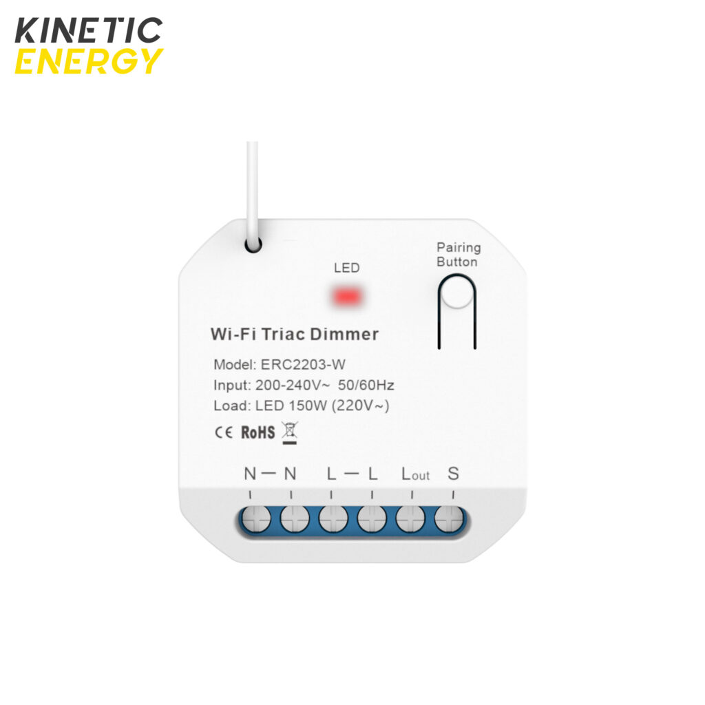 6 Channel Kinetic Energy Smart Dry Contact Controller WiFi+RF433 (2x16,  4x10A) On/OFF - Kinetic Energy Europe