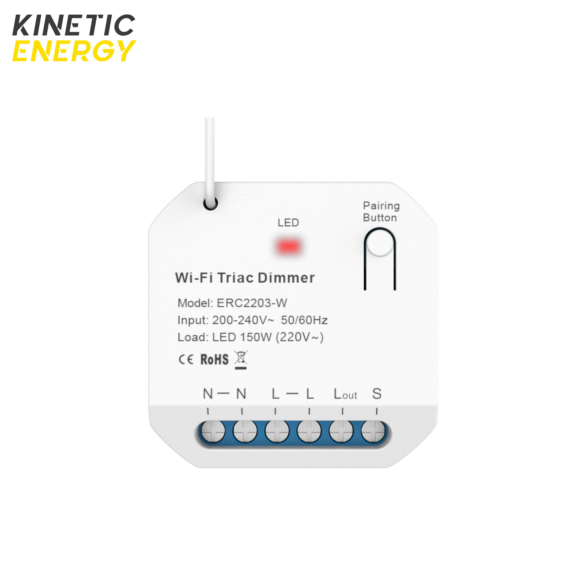 1 Channel Kinetic Energy Smart Dimming Controller WiFi+RF433 1.5A - Kinetic  Energy Europe